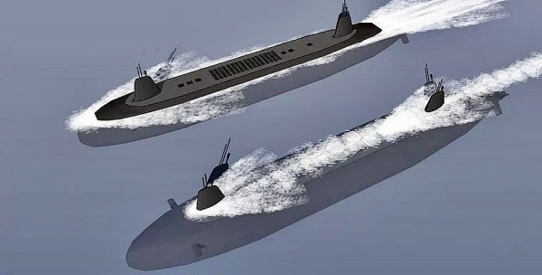 Concept for China's proposed arsenal submersible.